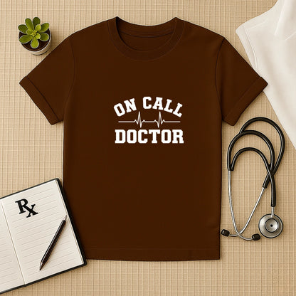 On Call Doctor Heartbeat T-Shirt