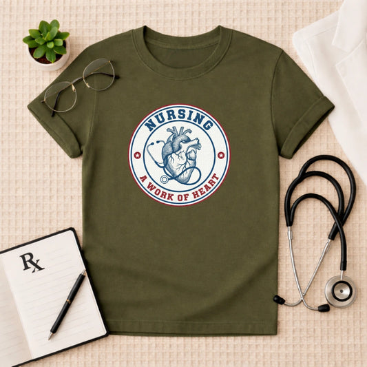Nursing A Work of Heart T-Shirt