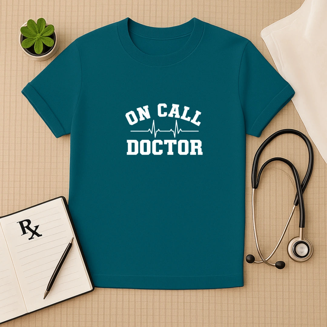 On Call Doctor Heartbeat T-Shirt