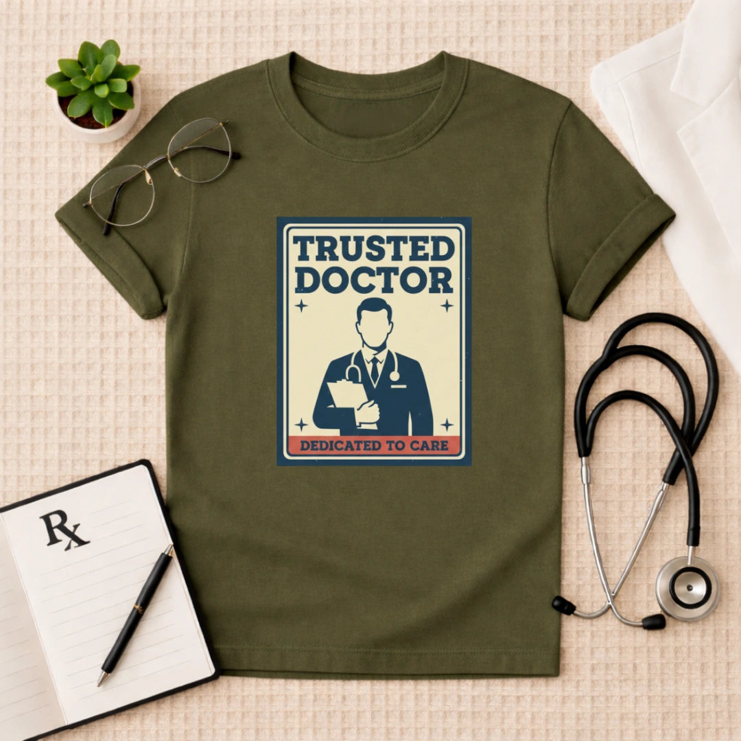 Trusted Doctor Dedicated to Care T-Shirt