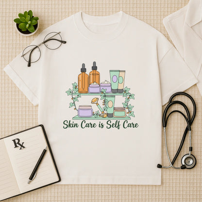 Skin Care is Self Care Oversized T-Shirt