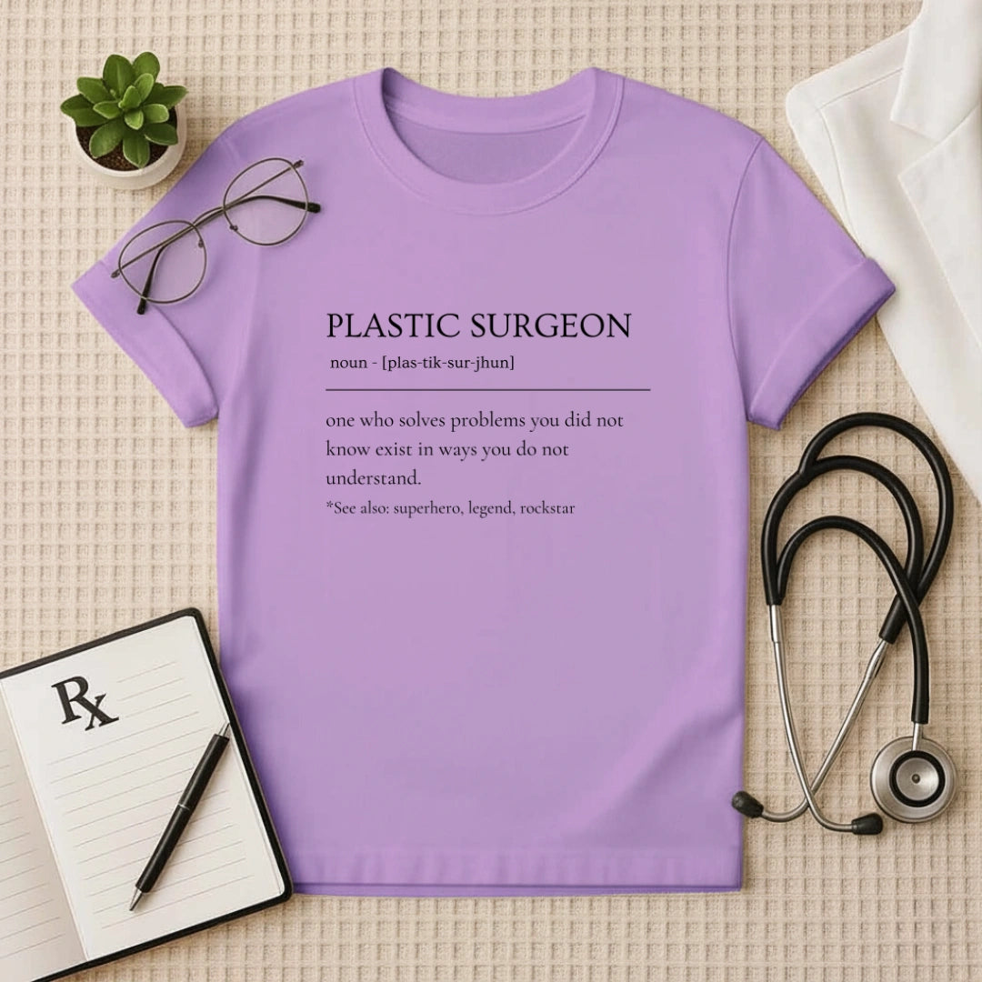 Plastic Surgeon Definition Hero T-Shirt