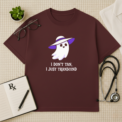 Transcend The Tan Funny Dermatologist Oversized T-Shirt
