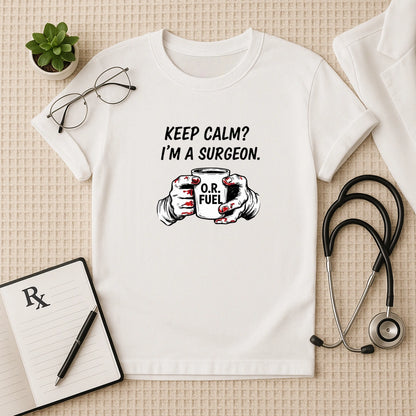 Keep Calm I’m a Surgeon O.R. Fuel T-Shirt