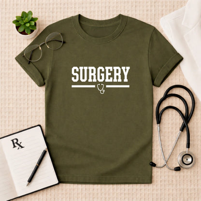 Surgery Varsity Department T-Shirt