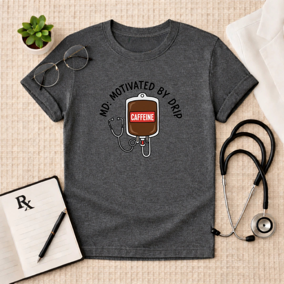 MD: Motivated By Drip Caffeine IV T-Shirt