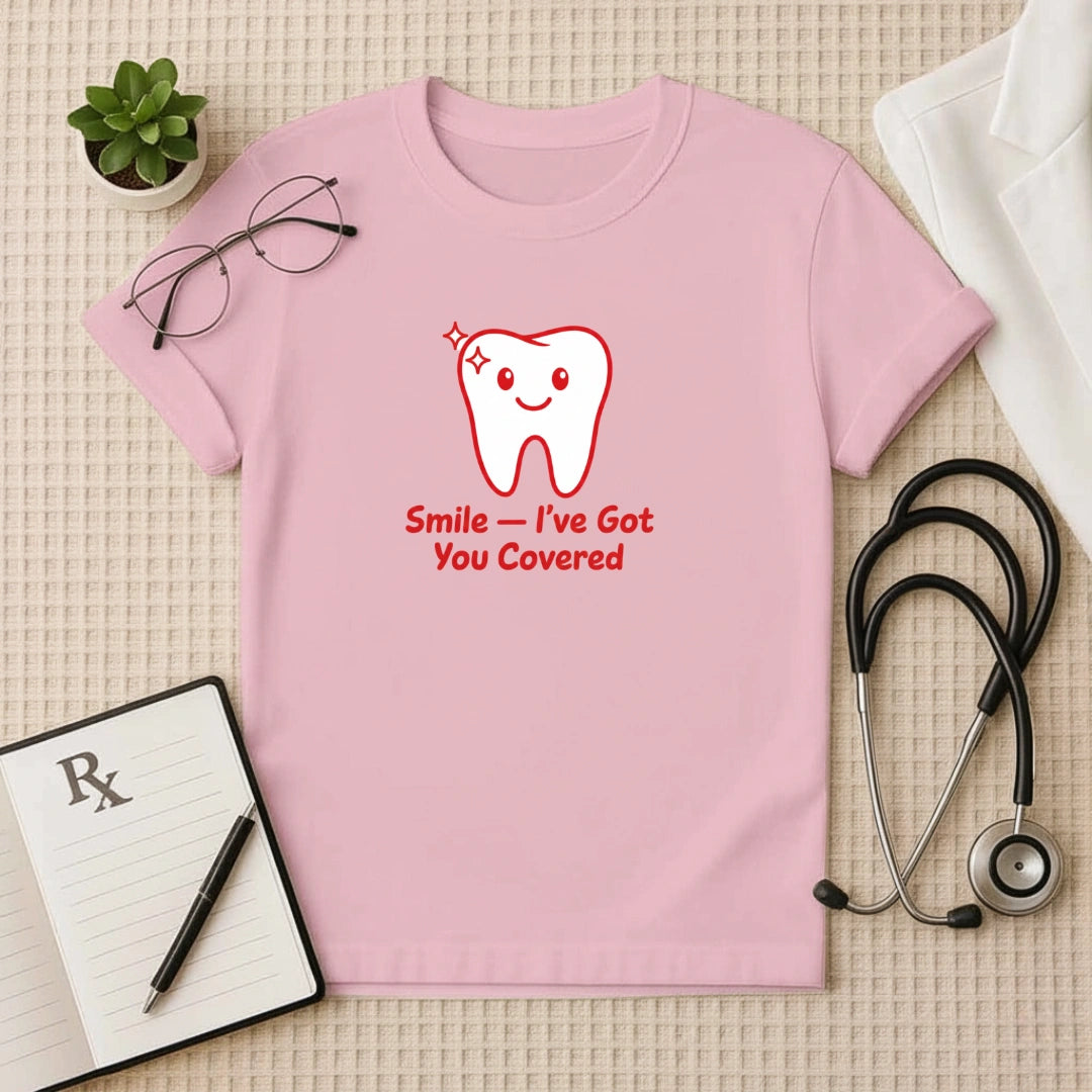 Smile Covered Dentist Regular Fit T-Shirt