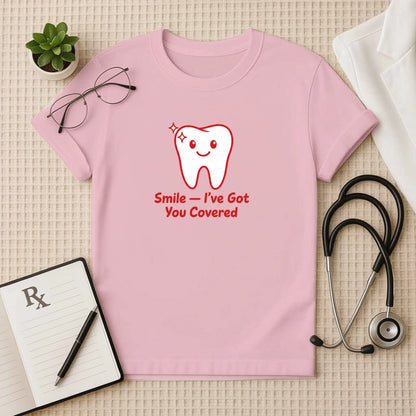 Smile Covered Dentist Regular Fit T-Shirt