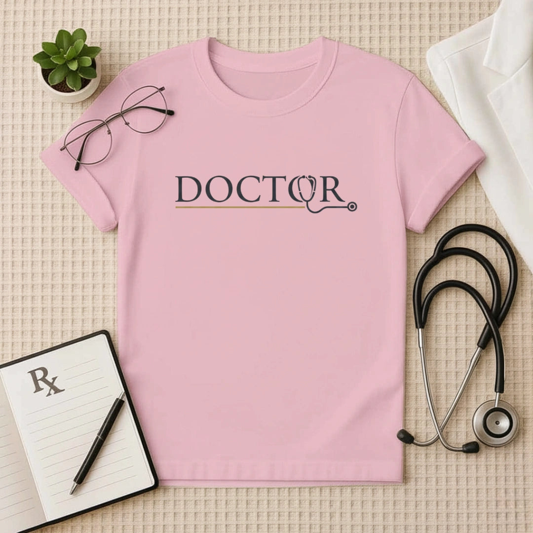 Premium Minimalist DOCTOR Stethoscope T-Shirt