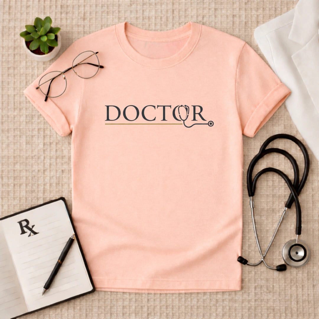 Premium Minimalist DOCTOR Stethoscope T-Shirt