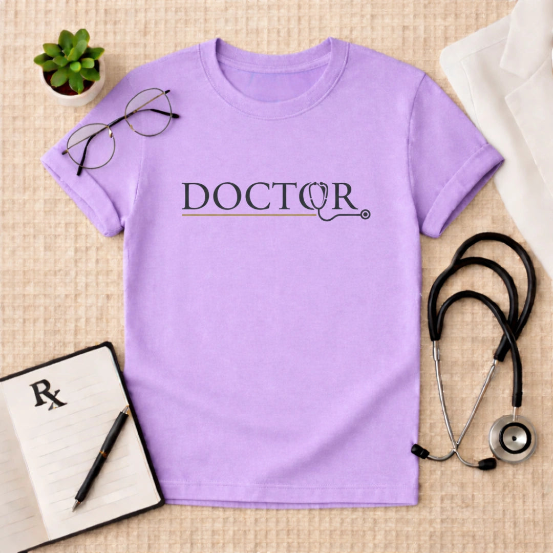 Premium Minimalist DOCTOR Stethoscope T-Shirt