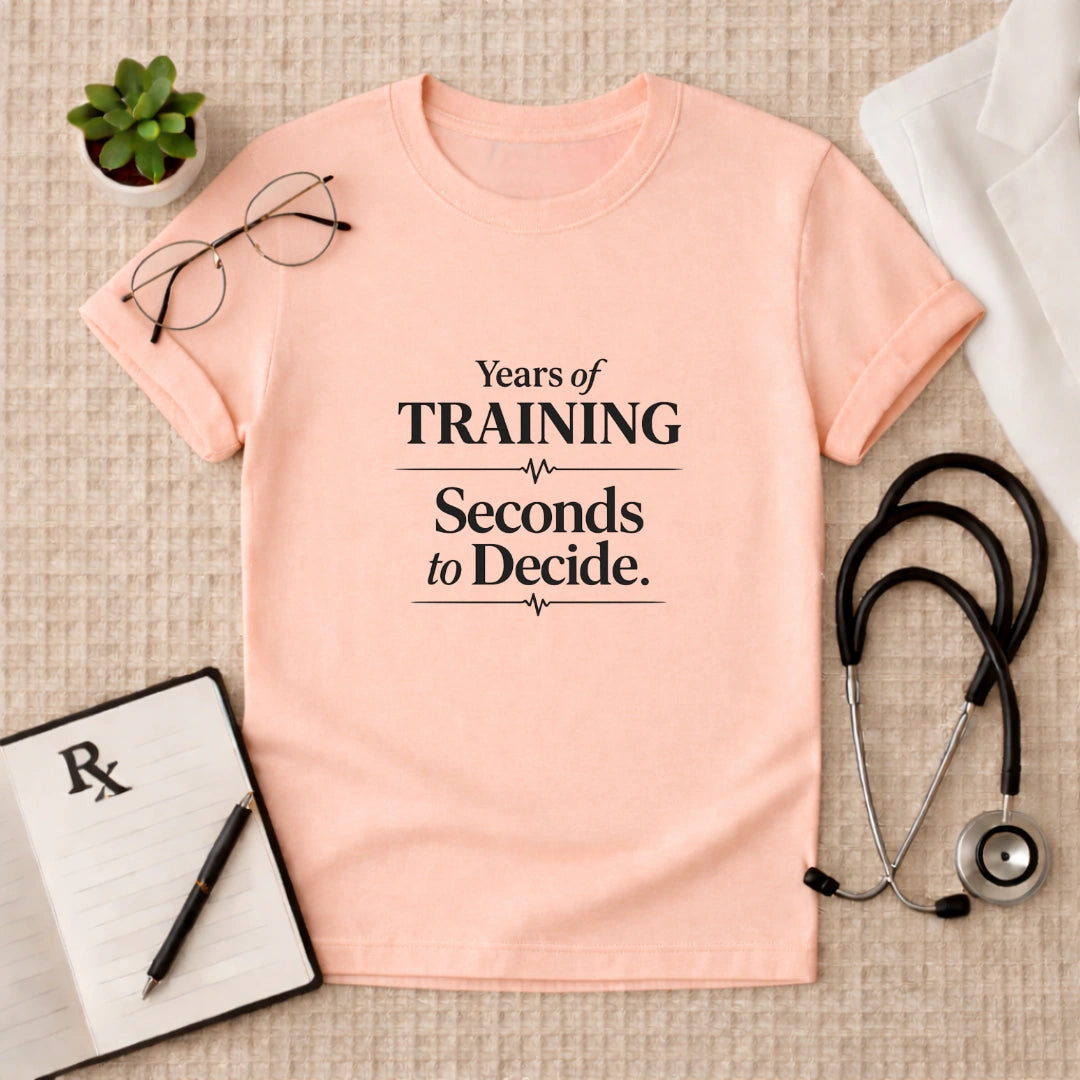 Years of Training Seconds to Decide T-Shirt