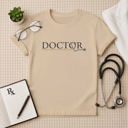 Premium Minimalist DOCTOR Stethoscope T-Shirt