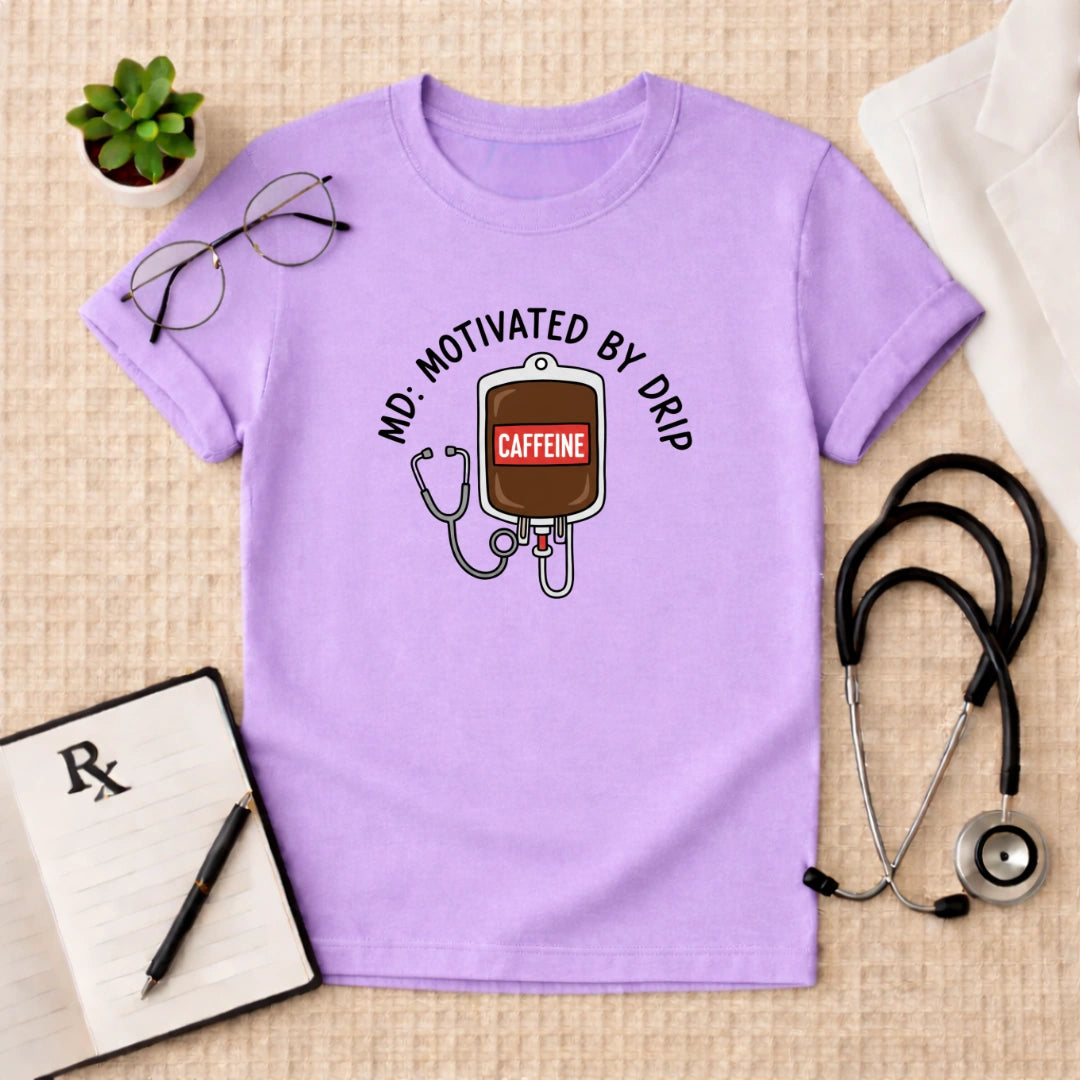 MD: Motivated By Drip Caffeine IV T-Shirt