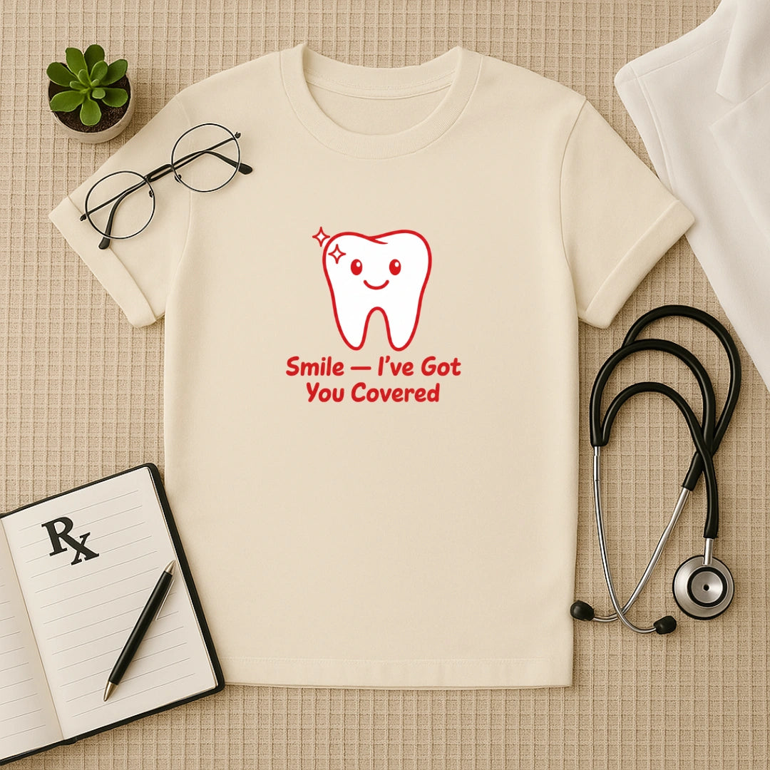 Smile Covered Dentist Regular Fit T-Shirt