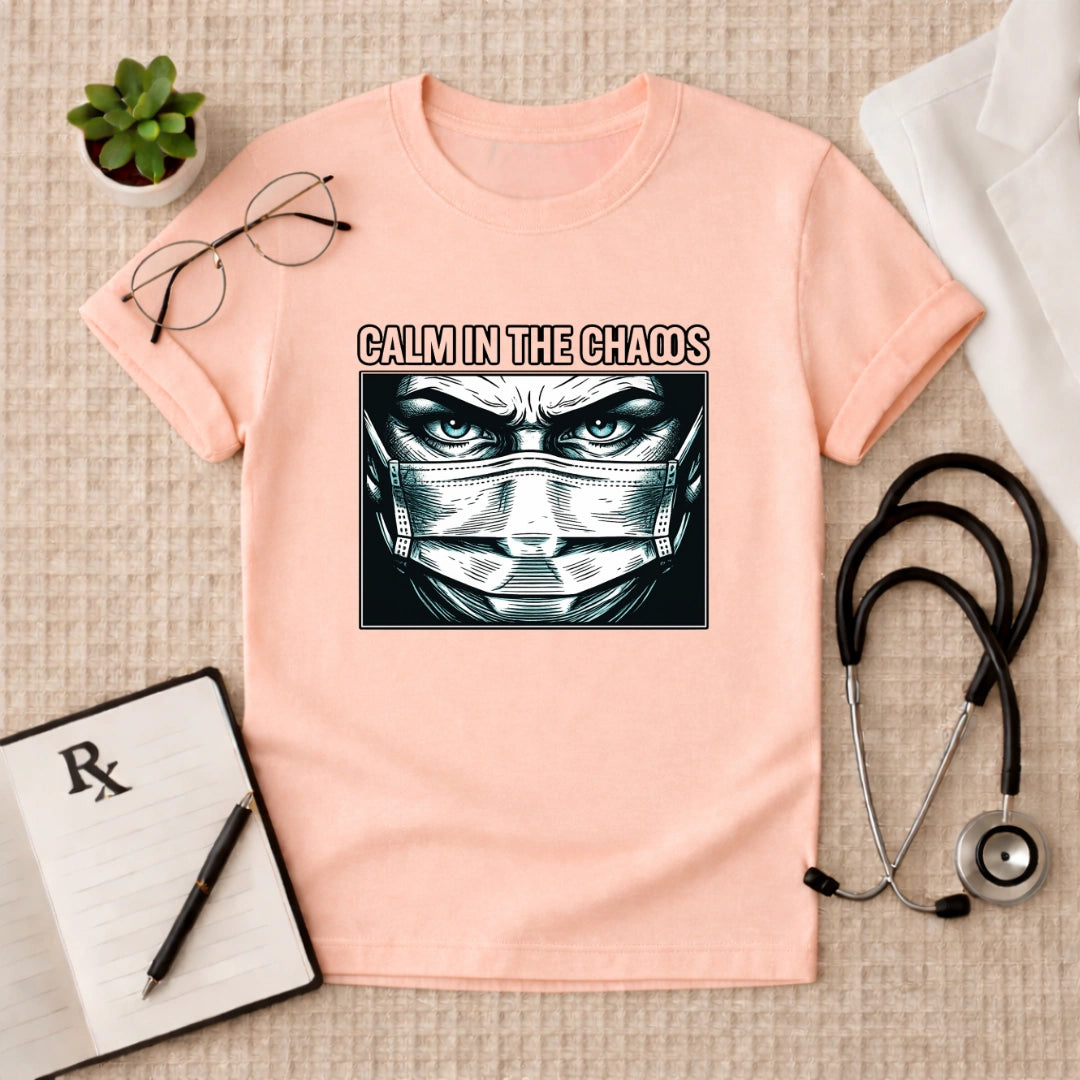 Calm in the Chaos Surgeon Graphic T-Shirt