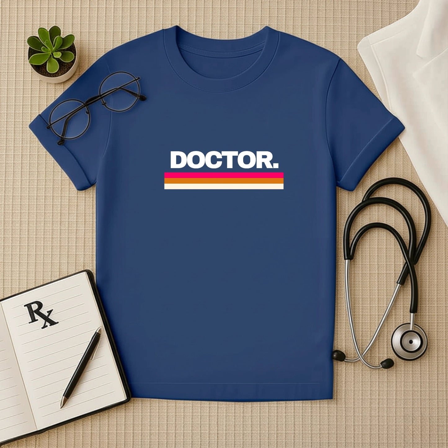The "DOCTOR." Stripes T-Shirt