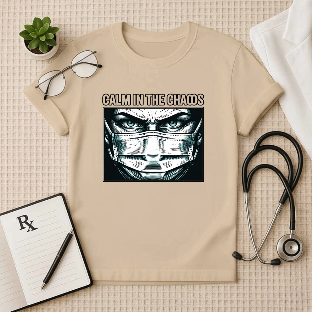 Calm in the Chaos Surgeon Graphic T-Shirt