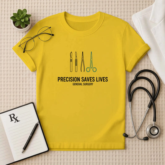 Precision Saves Lives General Surgery T-Shirt