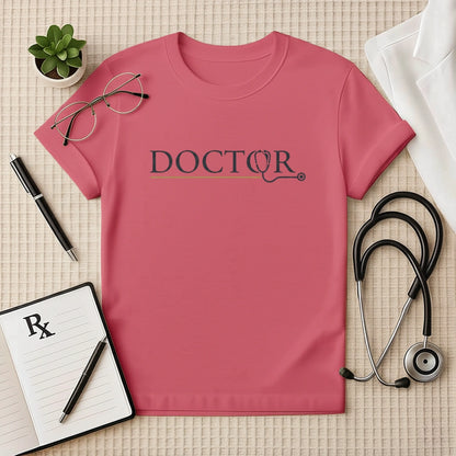 Premium Minimalist DOCTOR Stethoscope T-Shirt