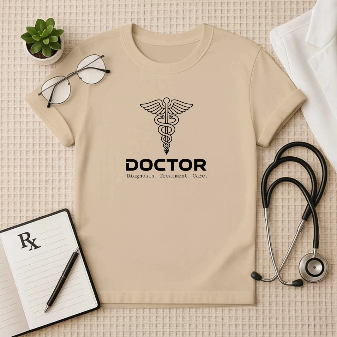 Medical Caduceus Diagnosis & Care T-Shirt