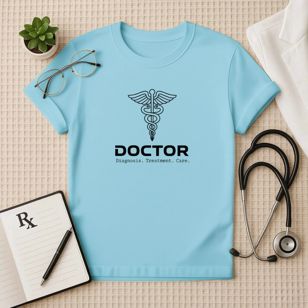 Medical Caduceus Diagnosis & Care T-Shirt