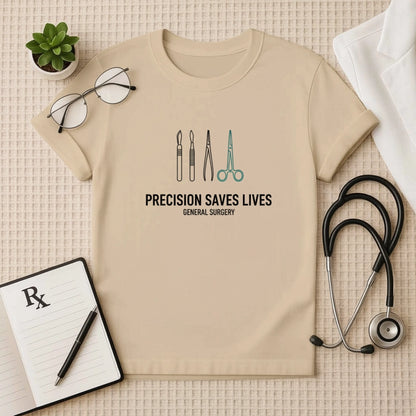 Precision Saves Lives General Surgery T-Shirt