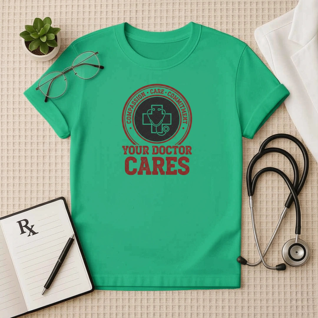 Your Doctor Cares Compassion T-Shirt