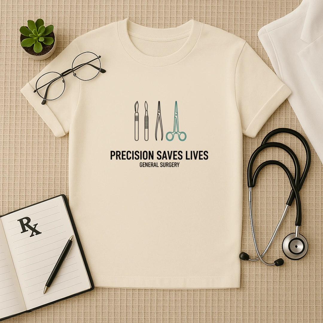 Precision Saves Lives General Surgery T-Shirt