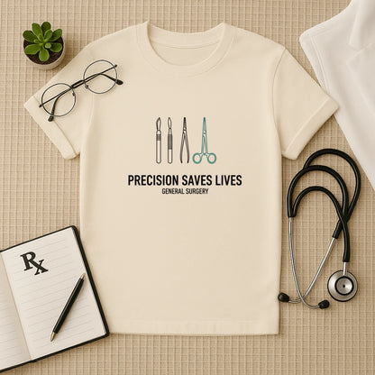 Precision Saves Lives General Surgery T-Shirt