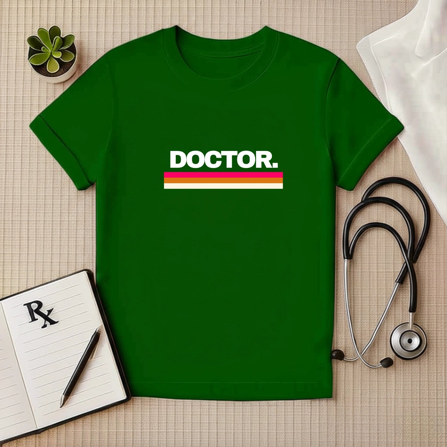 The "DOCTOR." Stripes T-Shirt