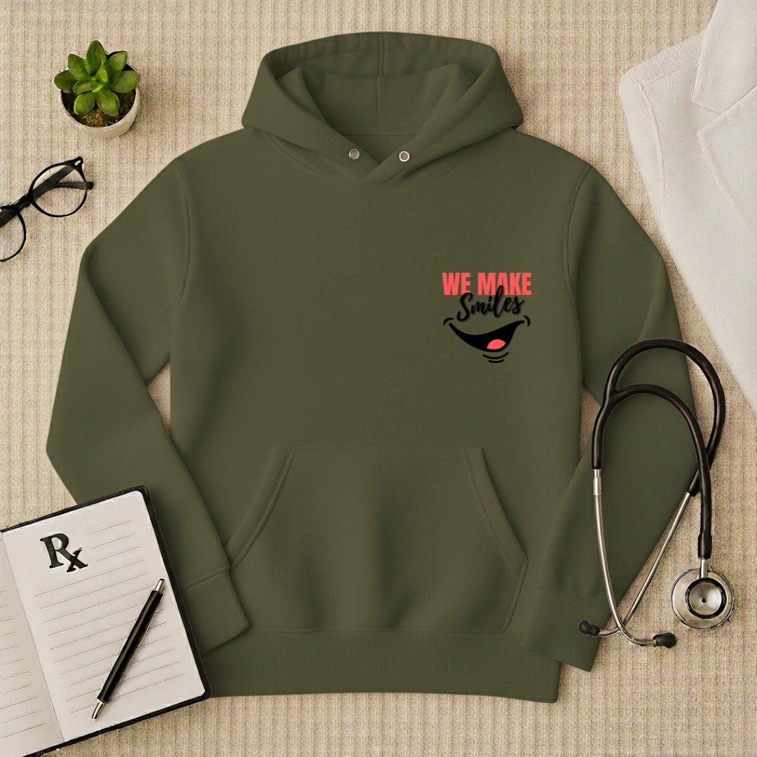 "We Make Smiles" Premium Medical Professional Hoodie