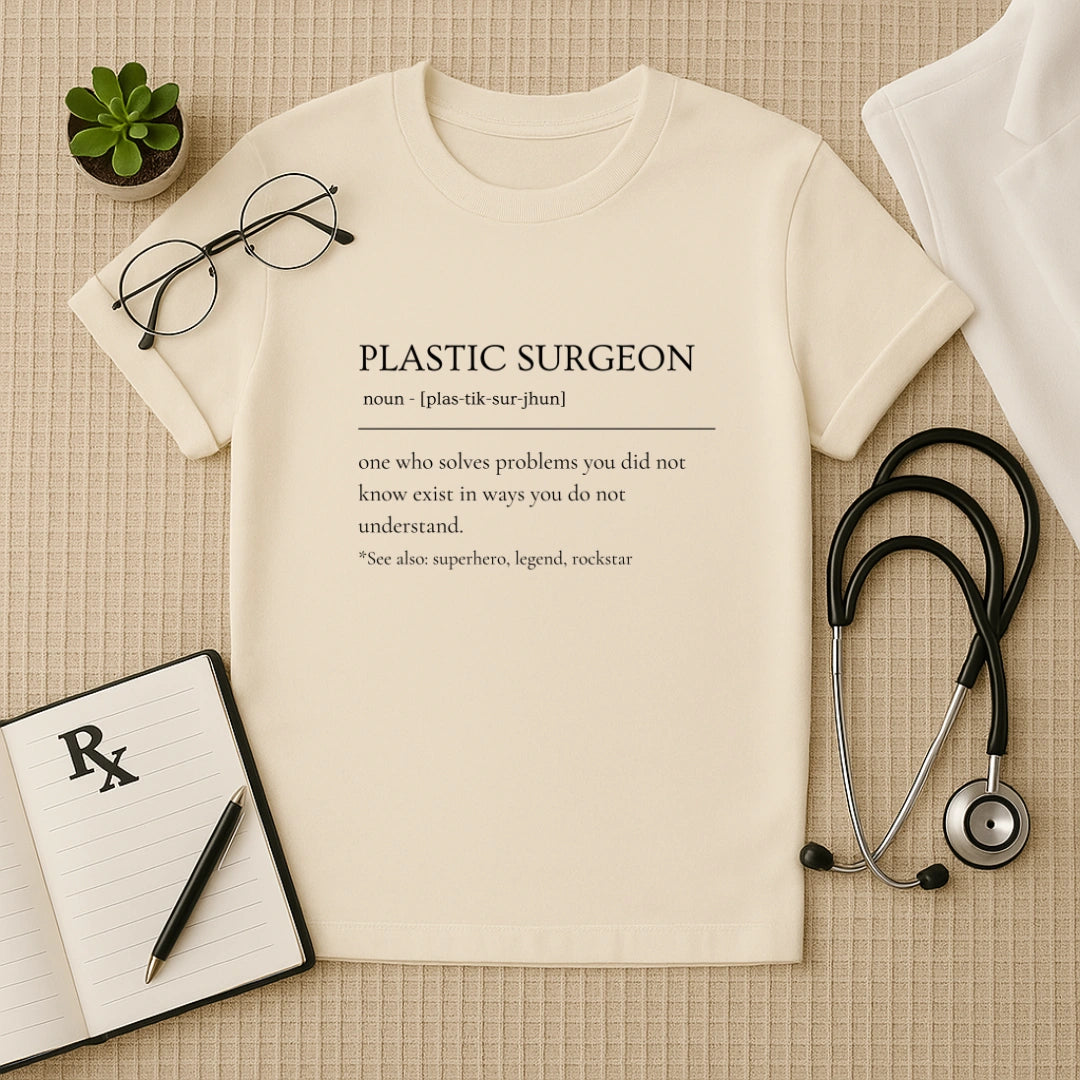 Plastic Surgeon Definition Hero T-Shirt