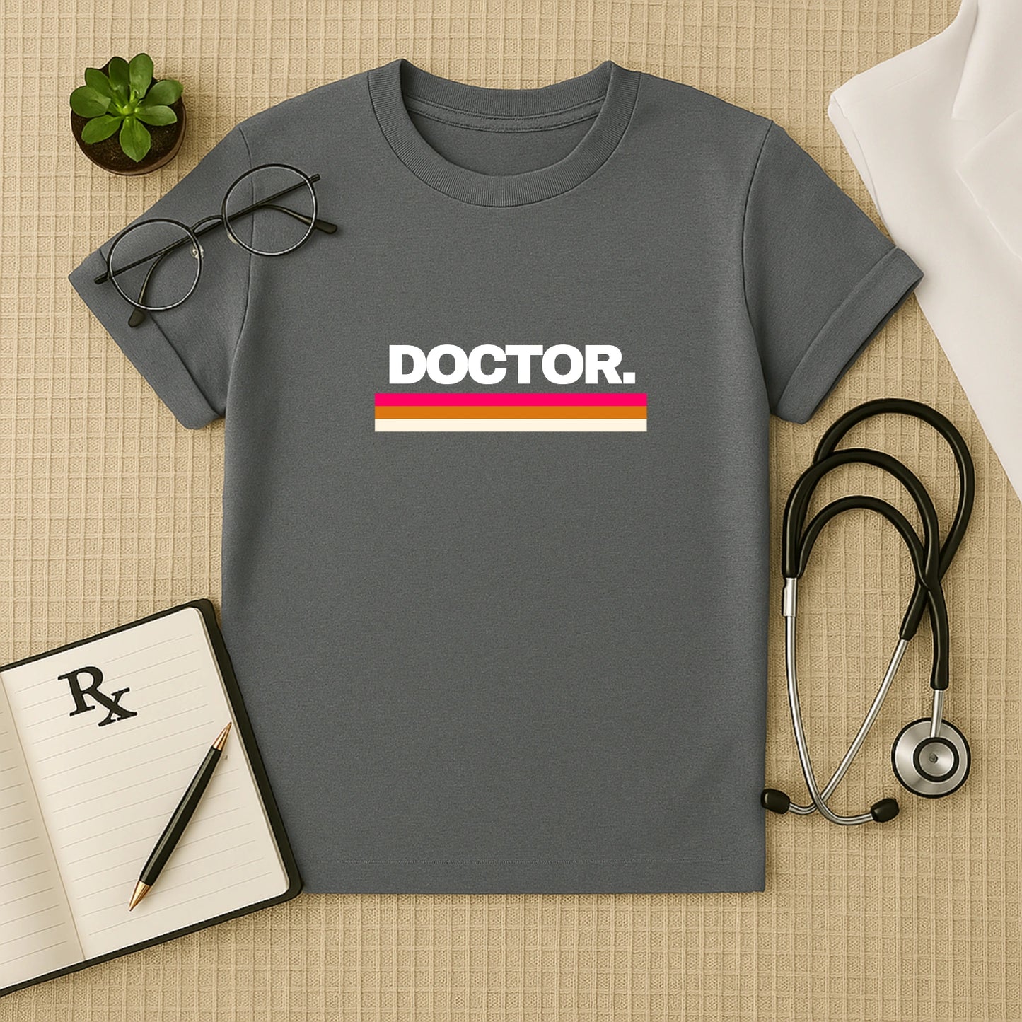 The "DOCTOR." Stripes T-Shirt
