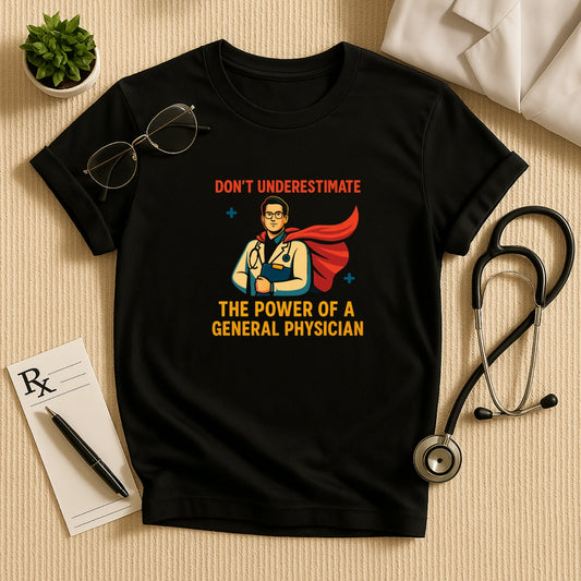 Power of a General Physician Doctor Unisex T-Shirt