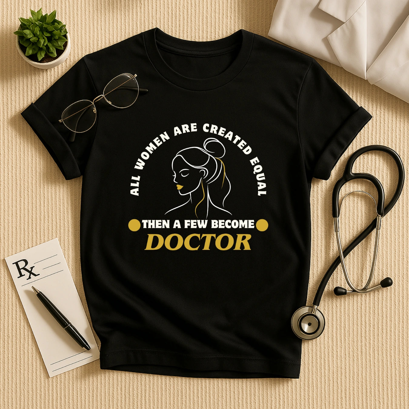 Empowering Medical Tee - Women Become Doctors T-Shirt