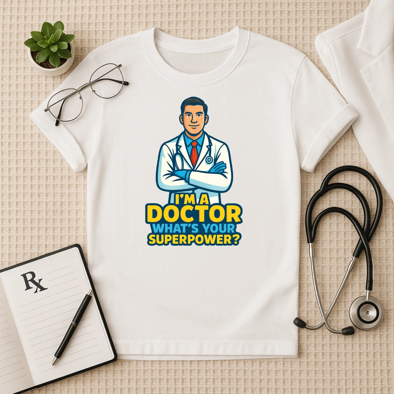 I Am a Doctor – Superpower Quote T-shirt for Medical Heroes