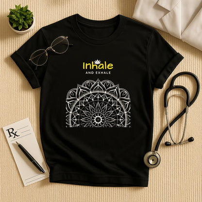 "Inhale & Exhale" Mandala T-Shirt