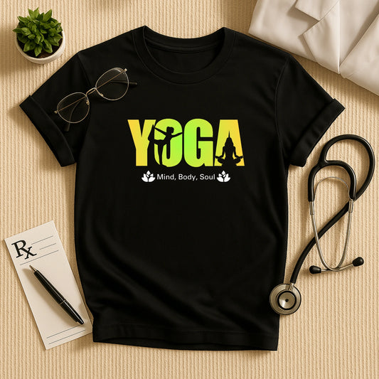 The "YOGA Mind, Body, Soul" T-Shirt