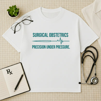 Surgical Obstetrics T-shirt: Precision Under Pressure