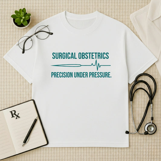 Surgical Obstetrics T-shirt: Precision Under Pressure