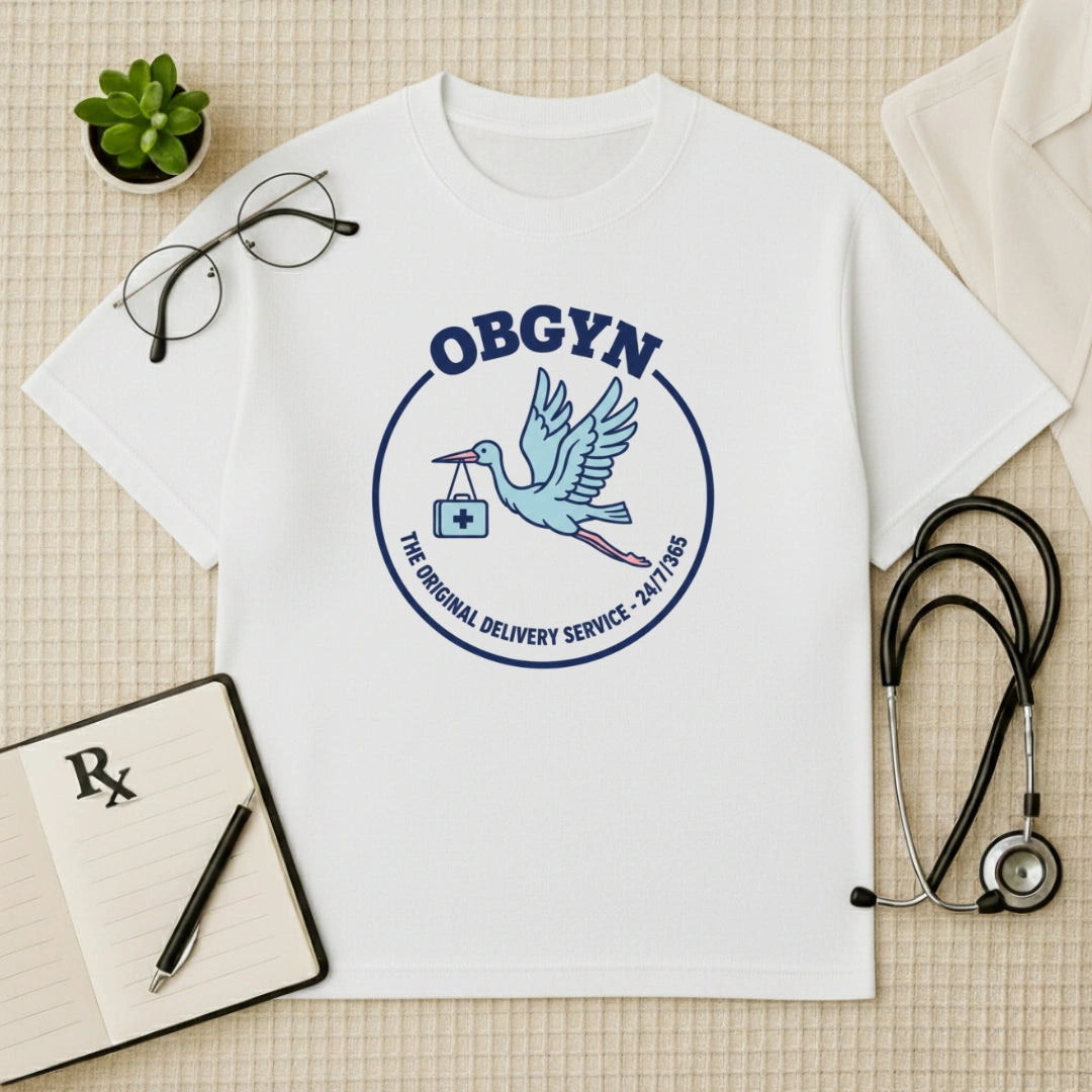 OBGYN Delivery Oversized T-shirt: The Original 24/7 Delivery Service