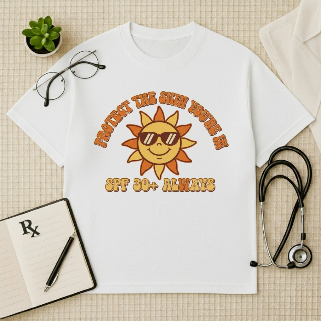 Retro Sun Protect Oversized T-Shirt