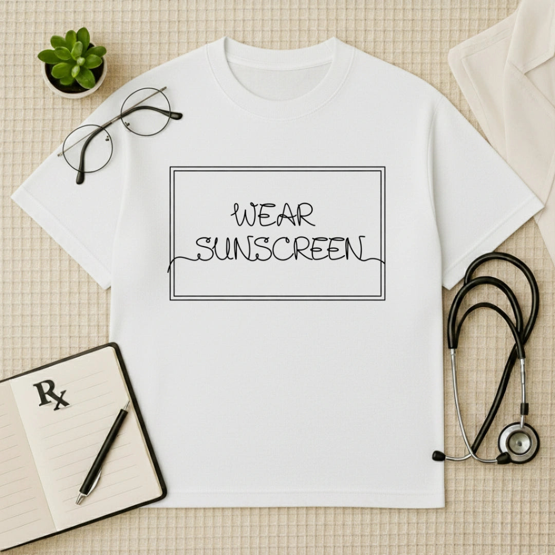 Wear Sunscreen Oversized T-Shirt