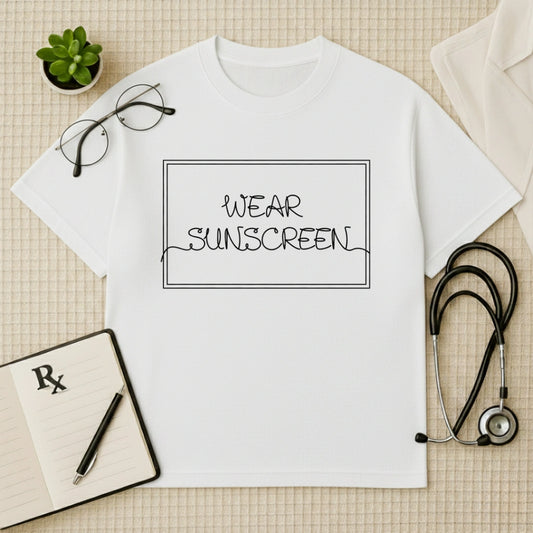 Wear Sunscreen Oversized T-Shirt