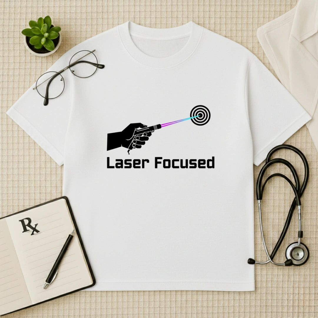 Laser Focused Dermatologist Oversized T-Shirt
