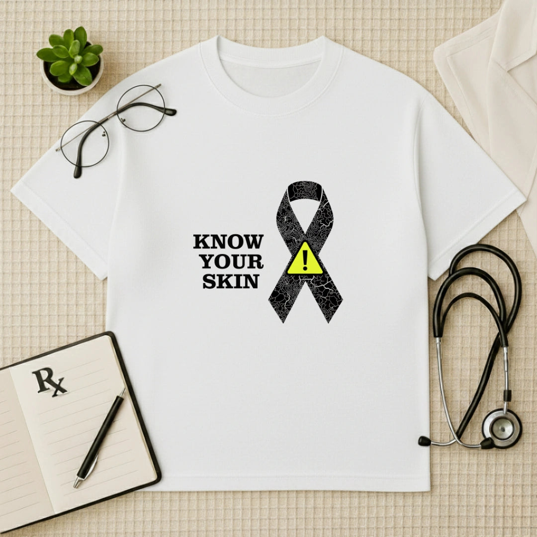Know Your Skin Awareness Oversized Tee