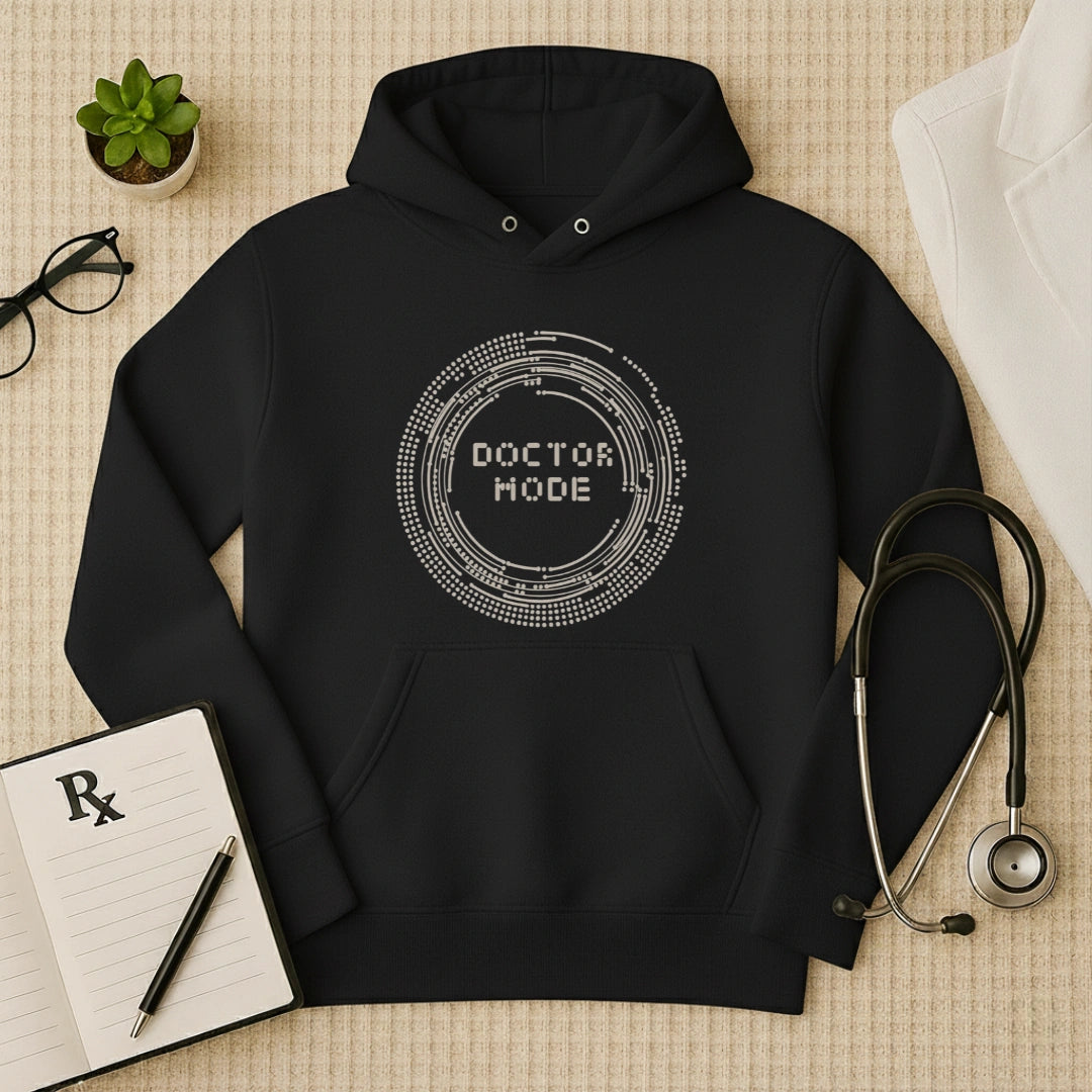 "Doctor Mode" Tech Code Medical Graphic Hoodie