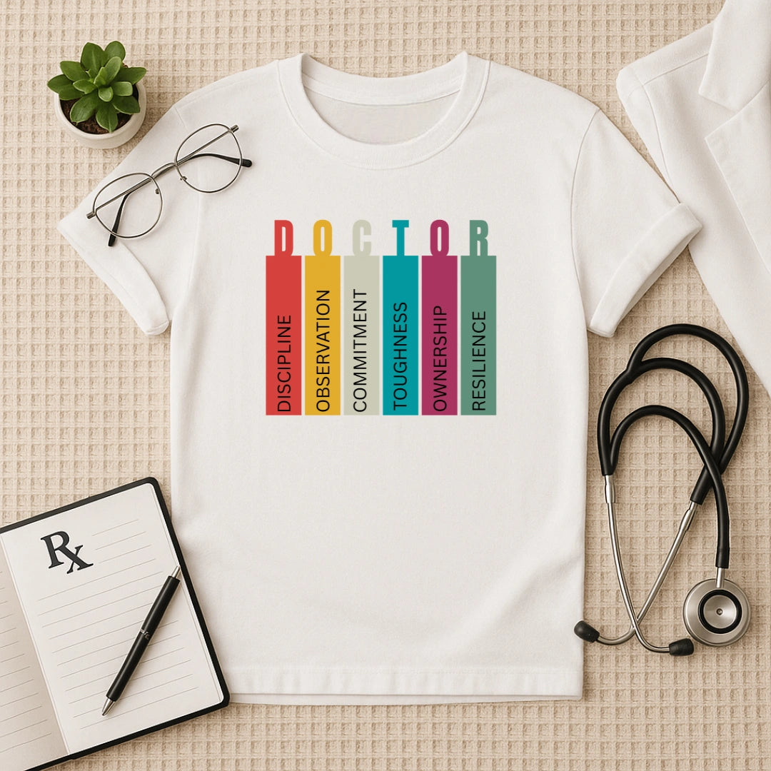 DOCTOR Acronym T-Shirt | Medical Inspiration Tee