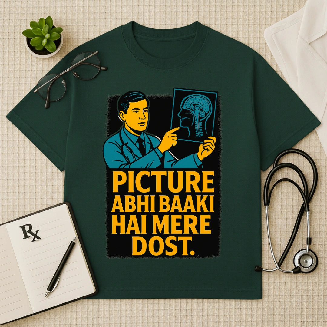 Picture Abhi Baaki Hai Oversized Tee